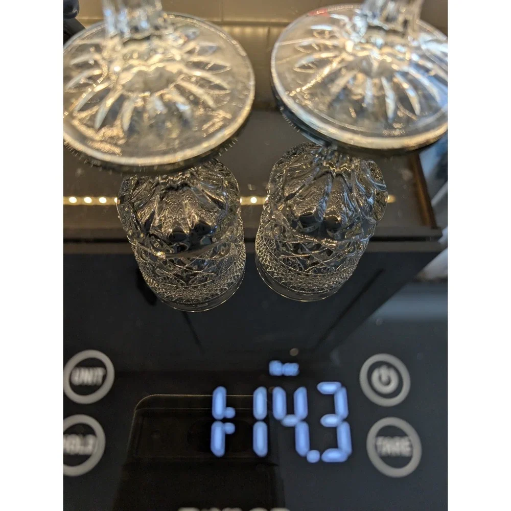 Vintage Clear Westford Goblets Glasses‎ Set of 2